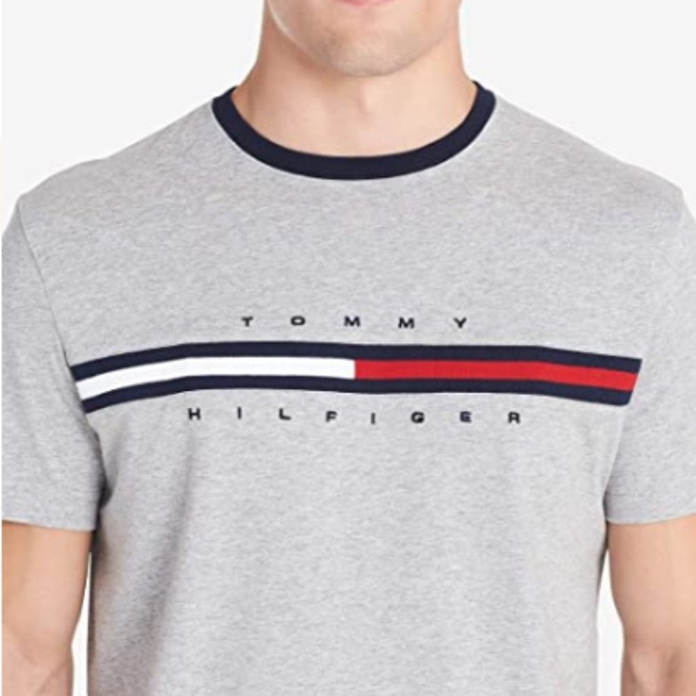 Tommy Hilfiger Men's T Shirt Short-Sleeve Tino Tee - Picture 3 of 3